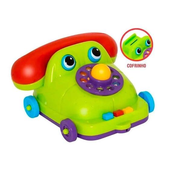 3 Em 1 Telefone Maxphone Cofrinho Carrinho Didático Presente Brinquedo ...