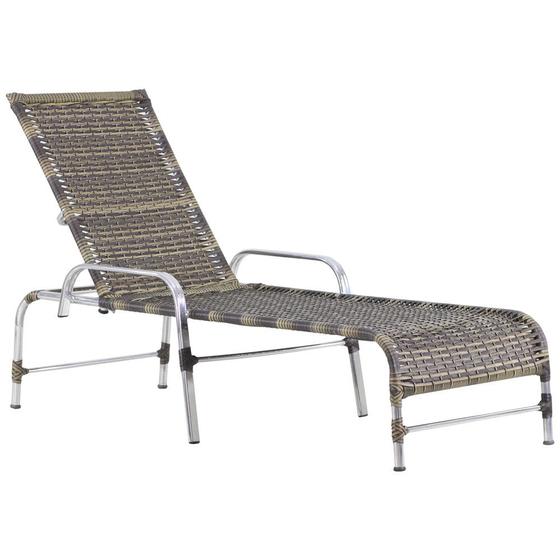 Imagem de 3 Espreguiçadeiras Catar com Mesa Garden para Piscina, Varanda, Área, Jardim e Lazer - Trama Original