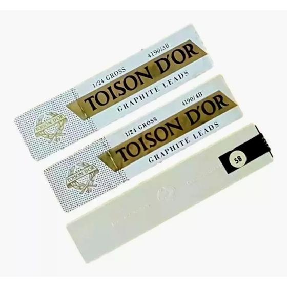 Imagem de 3 Estojos Grafites Mina 2.5mm Toison Dor 3b 4b 5b