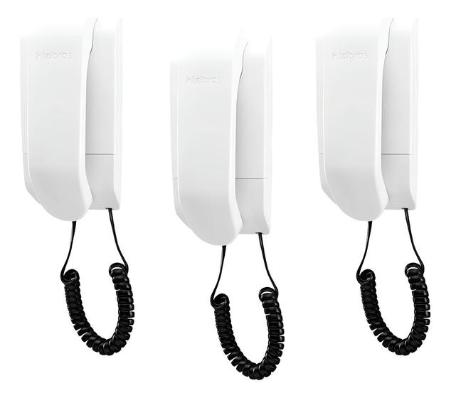 Imagem de 3 Extensões INTELBRAS de Áudio Interfone IVR 1010 e IPR 1010