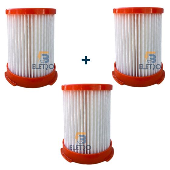 Imagem de 3 Filtros Hepa Sanfonado Asp Electrolux Lite LIT1 e LIT11