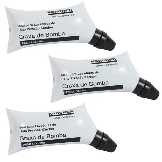 Imagem de 3 Graxas Para Bomba 50g Cód. 93022700 Original Karcher