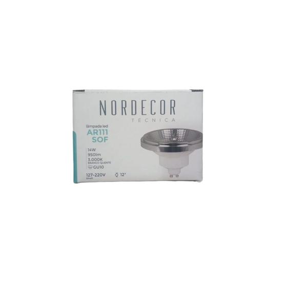 Imagem de 3 Lâmpadas Led Ar111 Nordecor 14w Gu10 Bivolt Luz Quente 3000k