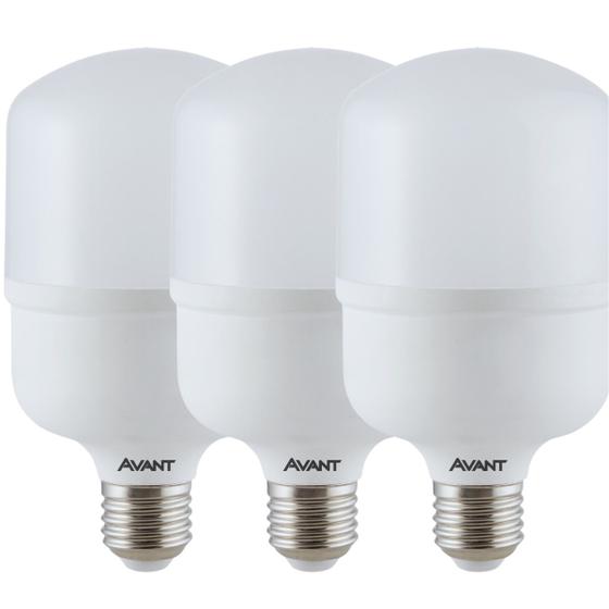 Imagem de 3 Lampadas Led Bulbo Industrial E27 6500K 40W Bivolt Avant 
