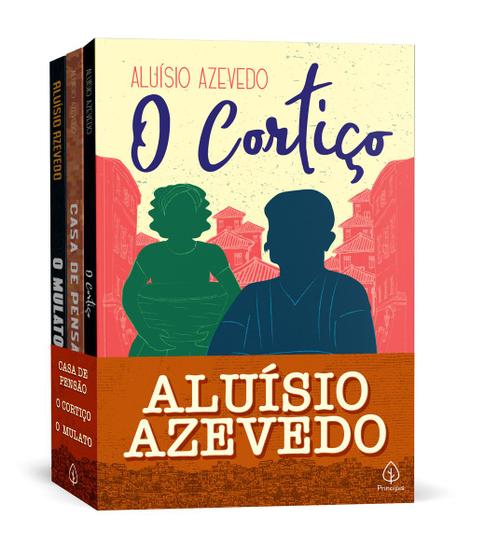 Imagem de 3 Livros Físicos Clássicos de Aluísio Aluísio Azevedo Texto Integral O Mulato Casa de Pensão O Cortiço