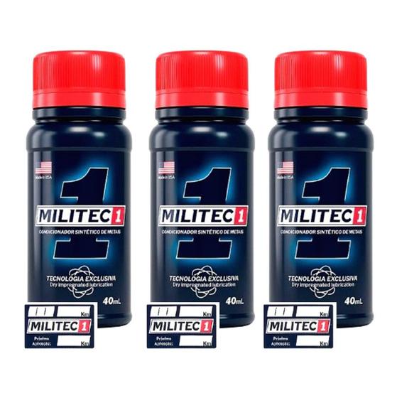 Imagem de 3 Militec-1 Original Vida Longa Ao Motor E Proteção 40 ML