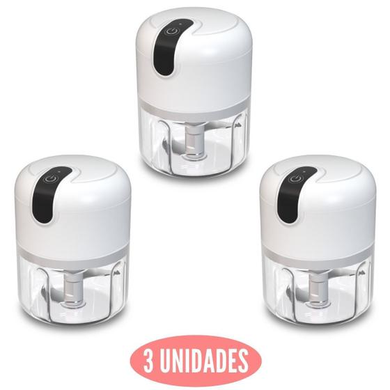 Imagem de 3 Multiprocessador de alimentos Eletrico 250ml Potente USB