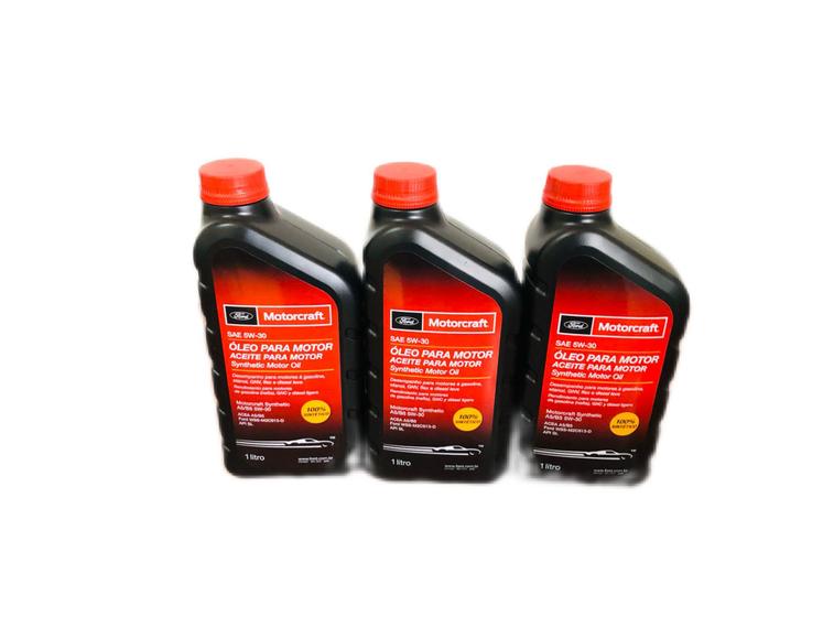 Imagem de 3 Oleos Lubrificante de Motor Diesel 5w30 Api Sl Sintetico Motorcraft