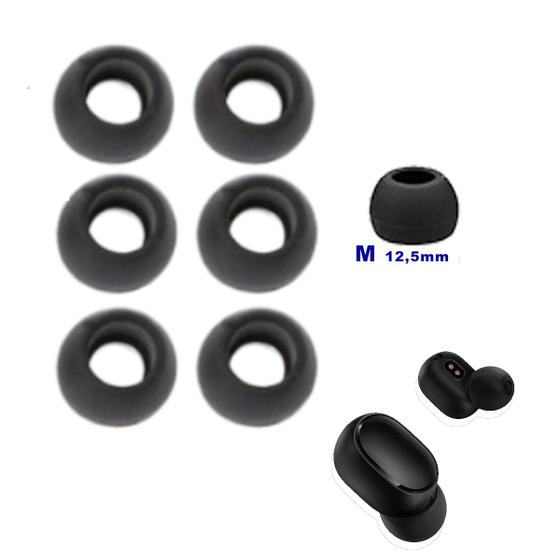 Imagem de 3 Pares De Silicone Intra-auricular para Fone De Ouvido Silicone Substituição Fone de Ouvido