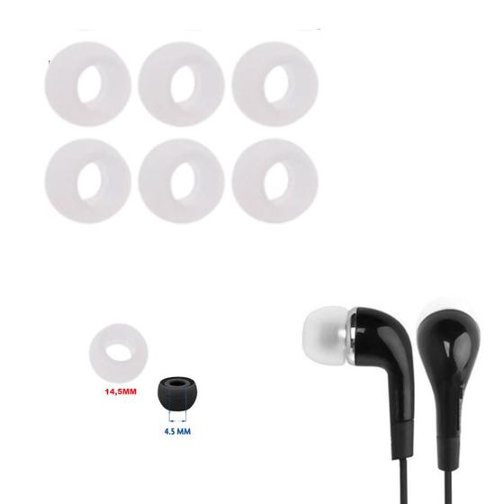 Imagem de 3 Pares De Silicone Intra-auricular para Fone De Ouvido Silicone Substituição Fone de Ouvido