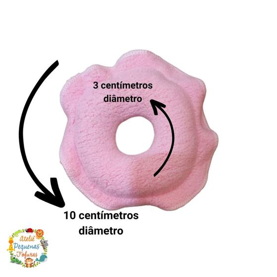 Imagem de 3 Pares Rosquinha Proteção Mamas Algodão Lavável Amamentação