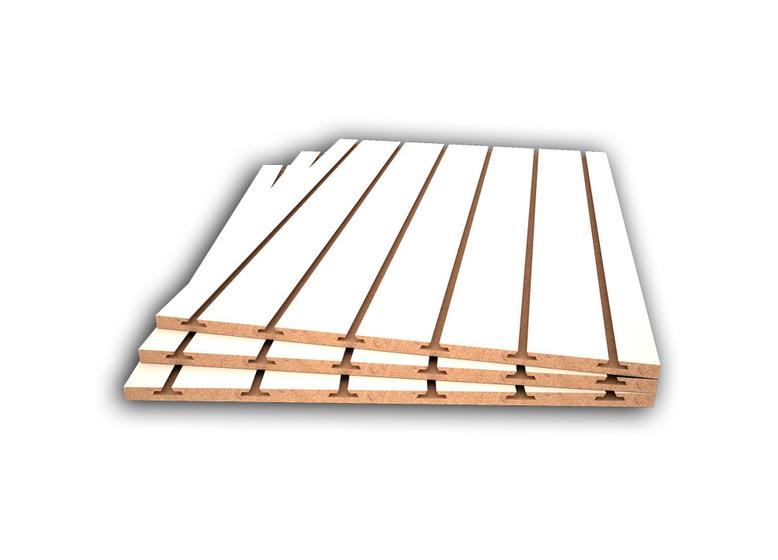 3 Pçs De Painel Canaletado Branco Mdf 18mm 90cmx60cm Menor preço em 3 Pçs De Painel Canaletado Branco Mdf 18mm 90cmx60cm