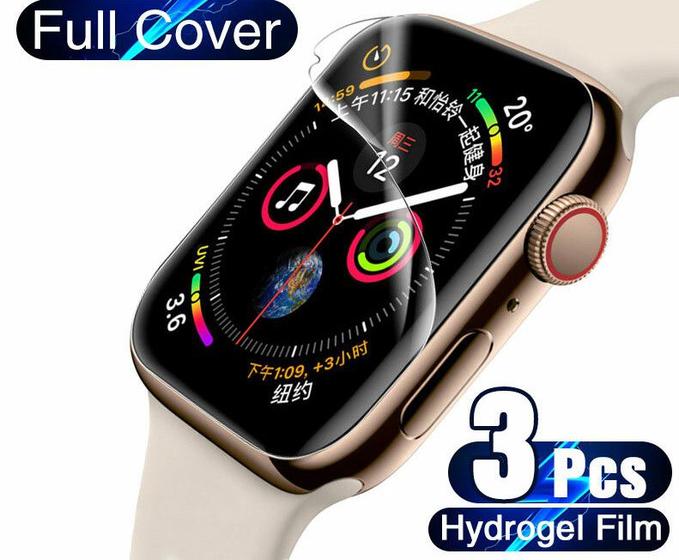 3 Películas Hydrogel Compatível P/Apple Watch Series 7 (45mm) Menor preço em 3 Películas Hydrogel Compatível P/Apple Watch Series 7 (45mm)