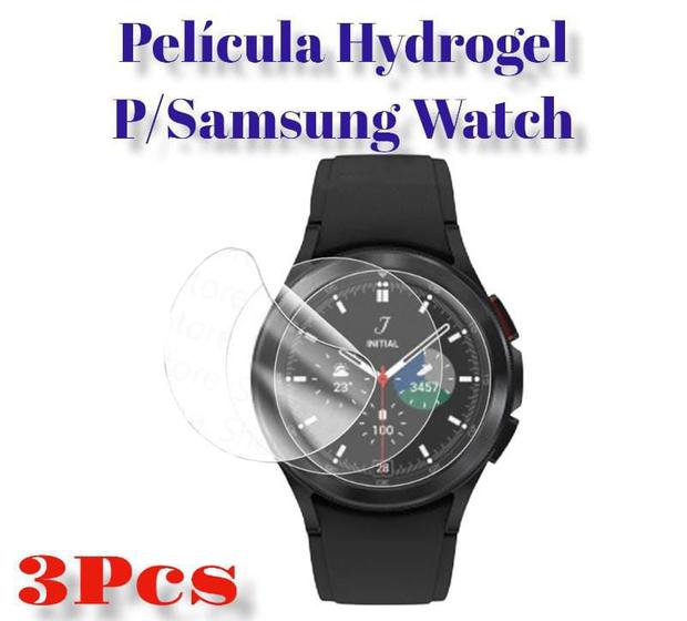 Imagem de 3 Películas Hydrogel P/ Samsung Watch Gear S2