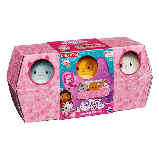 Imagem de 3 Pelúcias De Hamster Kitties - Gabbys Dollhouse