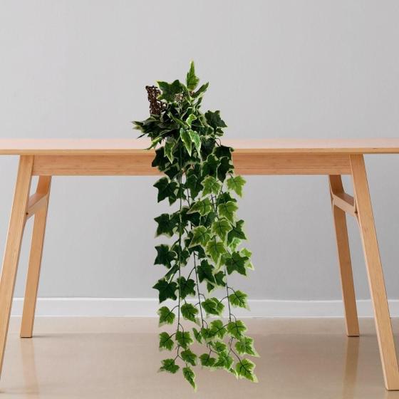 3 Plantas Pendentes Artificiais de Alta Qualidade: 100cm de Aparência Realista sem Manutenção - DE0422