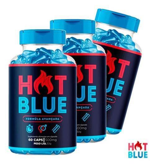 Imagem de 3 Potes Hot Blue 60 Caps Original