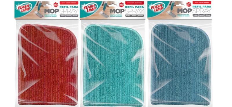 3 Refil De Mop Spray Flash Limp Original Menor preço em 3 Refil De Mop Spray Flash Limp Original