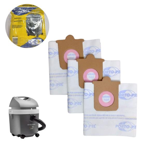Imagem de 3 Saco De Aspirador De Pó Electrolux Hidrovac 1300 Portopel