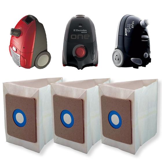 3 Saco Descartável para Aspirador de Pó Electrolux Ingenio - Max Trio - One Menor preço em 3 Saco Descartável para Aspirador de Pó Electrolux Ingenio - Max Trio - One