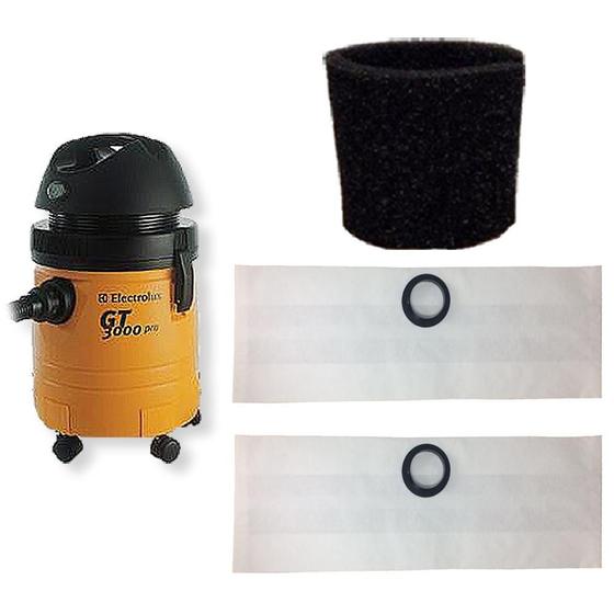 Imagem de 3 Saco + Filtro Para Aspirador Electrolux Gt3000 Pro Antigo