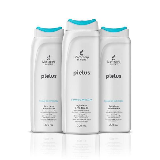 3 Shampoo Pielus Anticaspa 200ML Menor preço em 3 Shampoo Pielus Anticaspa 200ML