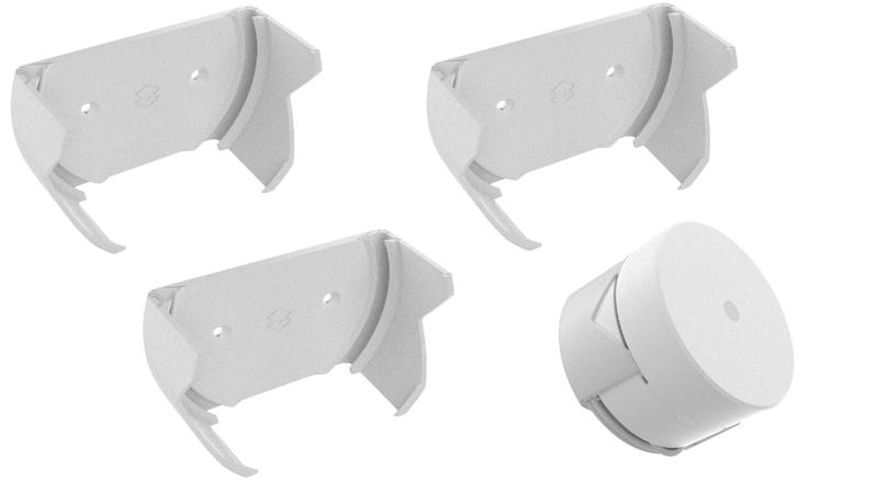 Imagem de 3 Suportes De Parede Compatível Com Google Wifi Mesh Ac1200