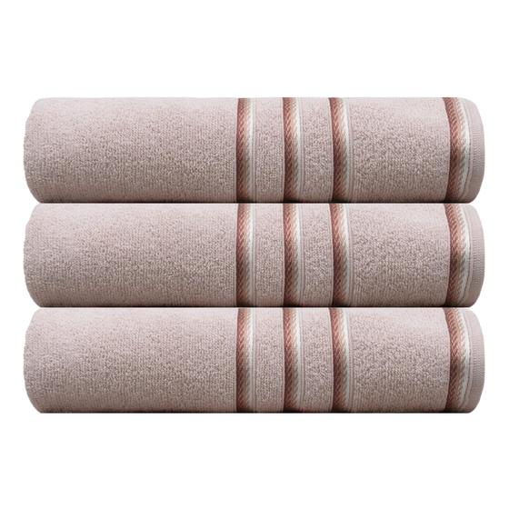 Imagem de 3 Toalhas de Banheiro Para Rosto Macia - 8 Cores