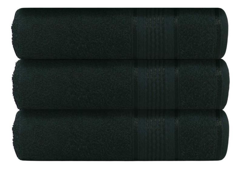 Imagem de 3 Toalhas de Rosto - Perfeita para Cuidados Diários com 45cm x 68cm de Algodão