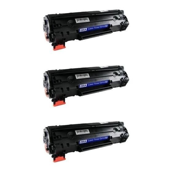 3 Toner Para Hp P1102 M1132 P1102w M1212 Compatível Kit 85a Menor preço em 3 Toner Para Hp P1102 M1132 P1102w M1212 Compatível Kit 85a
