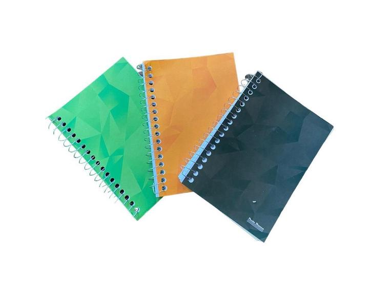 Imagem de 3 Un Caderno Escolar Espiral 1/8 Capa Flexível Sortida 96Fl