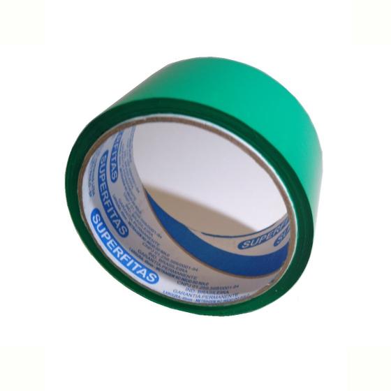 Imagem de 3 un Fita Adesiva Verde 40 M X 45 Mm Tipo Durex Colorida Caixas