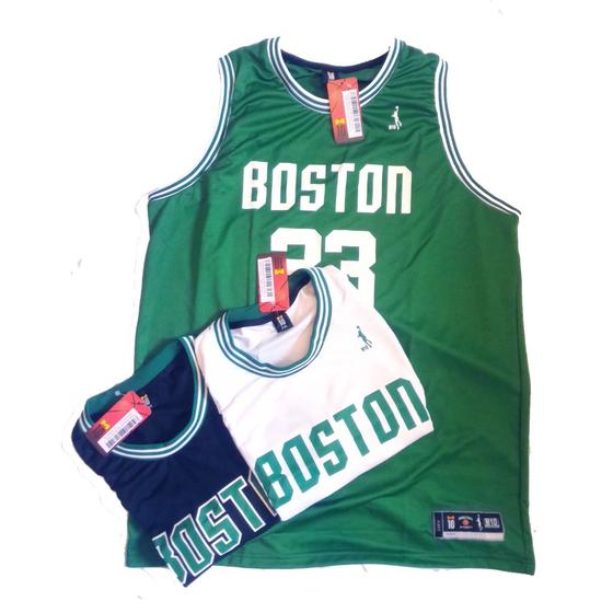 Imagem de 3 Uni Regata Basquete Boston M10 Sports  Plus Size G1 G2 G3