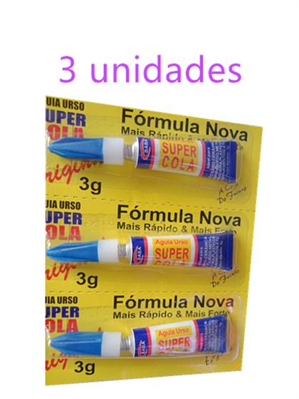 Imagem de 3 unidades Cola Tipo Super Instantânea 3g 