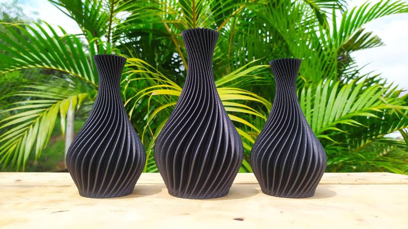 3 Vaso Jarro Espiral Para Flores Artificiais Decoração Rack - Marxgreg3d - Vasos  para plantas - Magazine Luiza