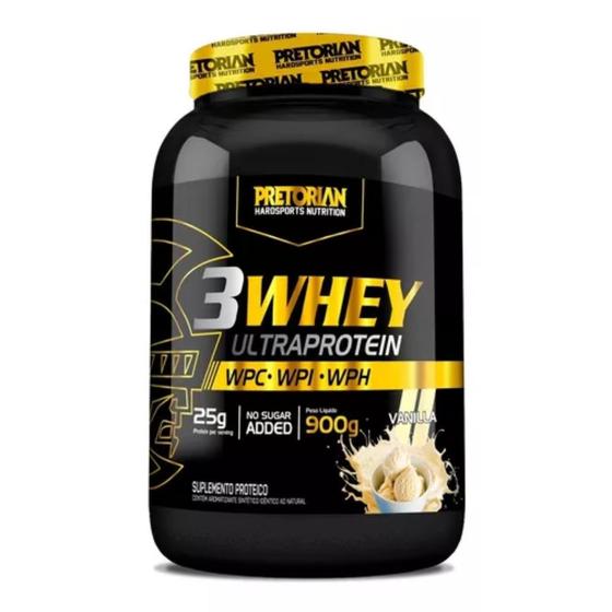 Imagem de 3 Whey Ultra Protein 900gr - Pretorian