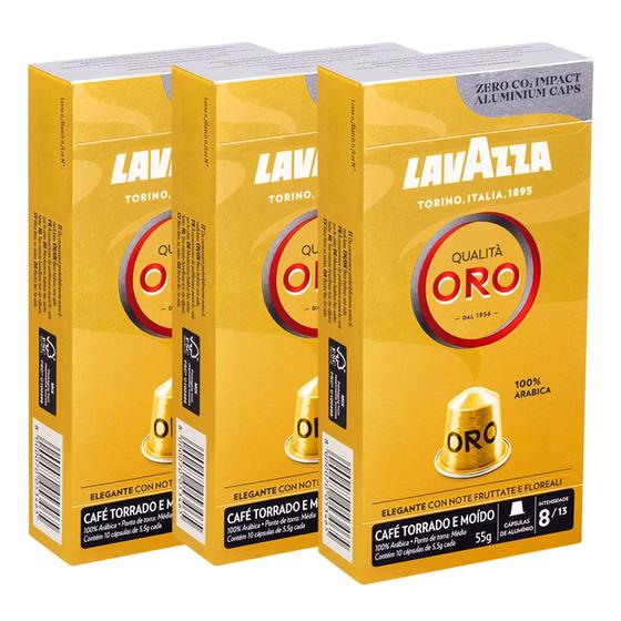 Imagem de 30 Cápsulas de Café Italiano Lavazza Qualità Oro