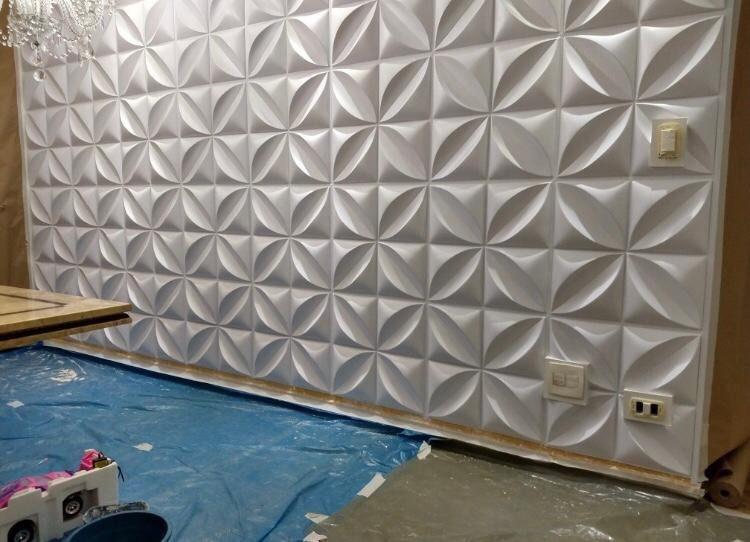 Imagem de 30 Placas Revestimento 3d Decora Parede Alto Relevo Painel