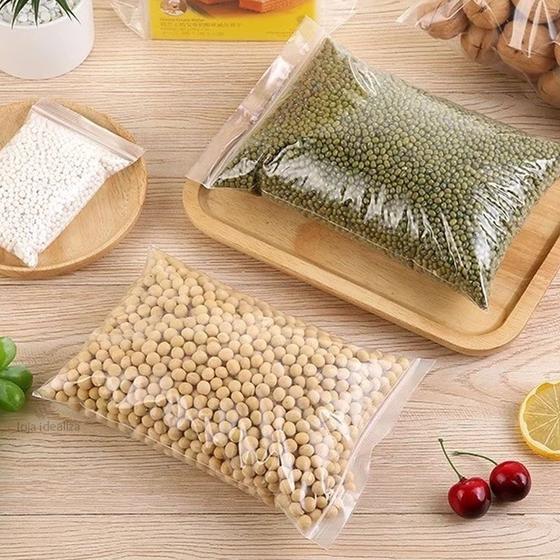 Imagem de 30 Saco Hermético Fecha Fácil Ziplock Freezer Multiuso N7 P