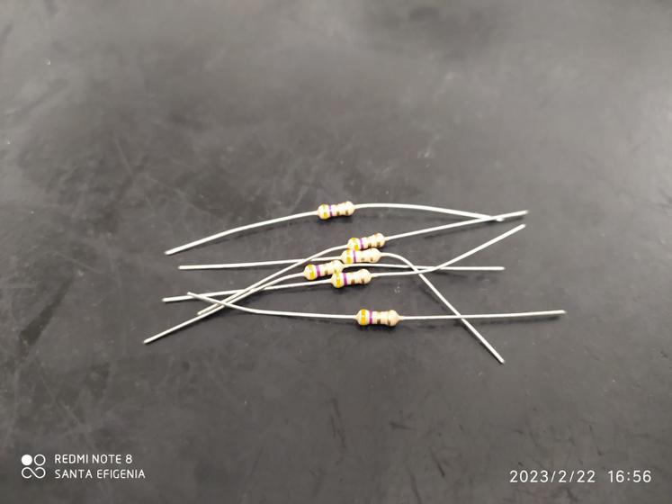 Imagem de 3000x Resistor 4r7 1/4w 5%