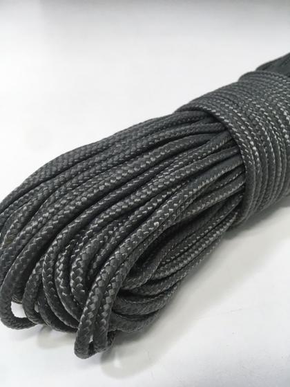 Imagem de 30m de corda Cinza p/ Varal de Teto ou Parede Polipropileno 3,5mm