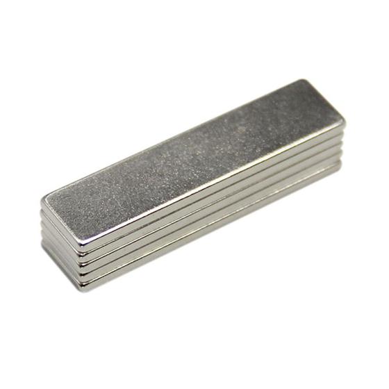 Imagem de 30pcs Imã De Neodimio Super Forte Retangular 40x10x2mm - N35