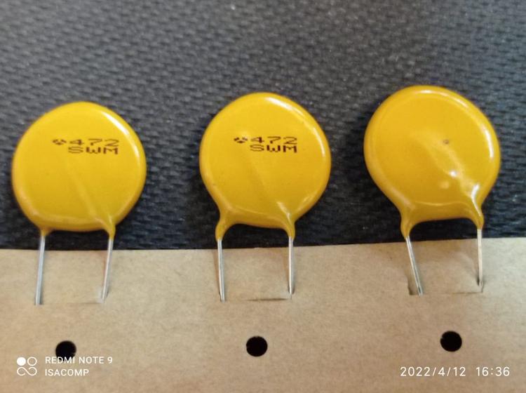 Imagem de 30x Capacitor Ceramico 4k7/5kv Swm Epox 20mm Thomson