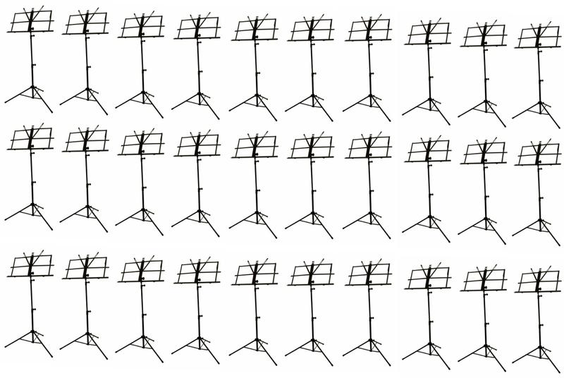 Imagem de 30x Estantes Partitura Suporte Pedestal Dobravel Reforçada c/nf