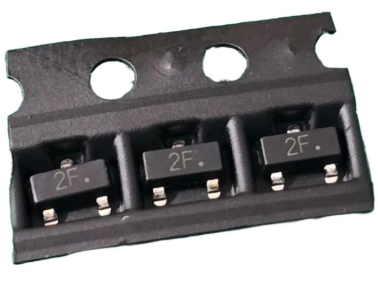 Imagem de 30x Transistor 2n2907a Mmbt2907 2f Smd Pnp 0,6amp 60v