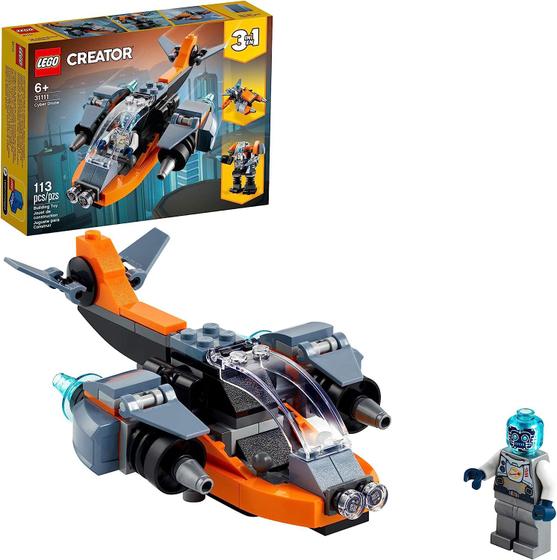 Imagem de 31111 LEGO Creator 3em1 Ciberdrone Kit de Construcao (113 pecas)