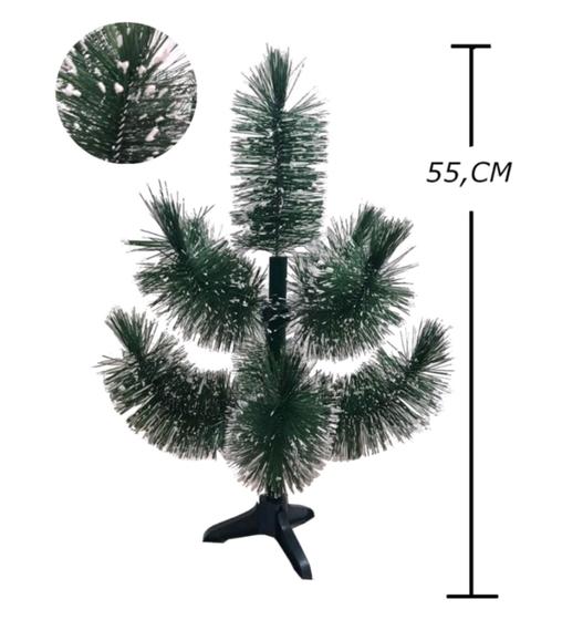 Imagem de 3435 ÁRVORE DE NATAL 01 NEVADA 09 GALHOS COM 0,55cm