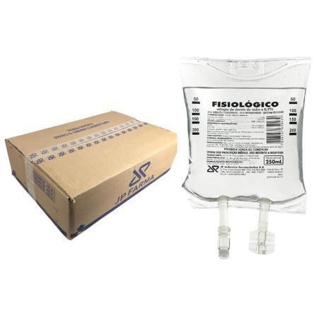 Imagem de 35 un solução fisiológica 0,9% 250 ml jp  com equipo e agulha 40x12 fluidoterapia