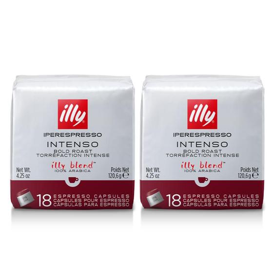 Imagem de 36 Cápsulas Illy Iperespresso, Café Illy Blend, Intenso