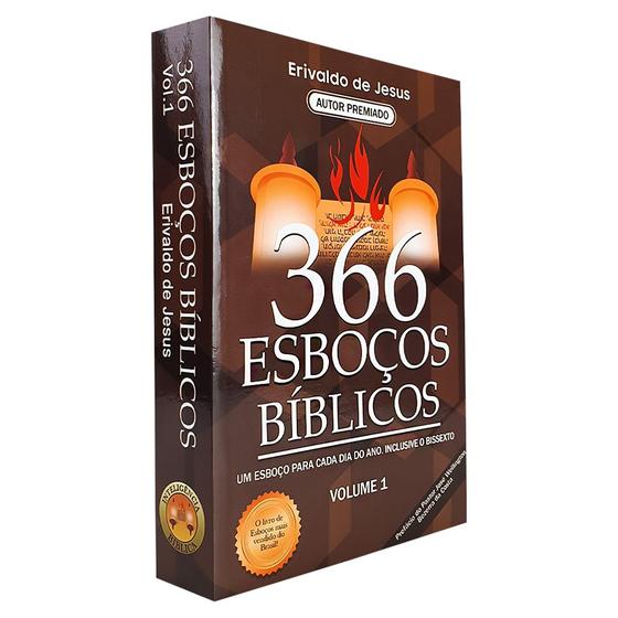 Imagem de 366 Esboços Bíblicos - Erivaldo De Jesus - Inteligencia Biblica
